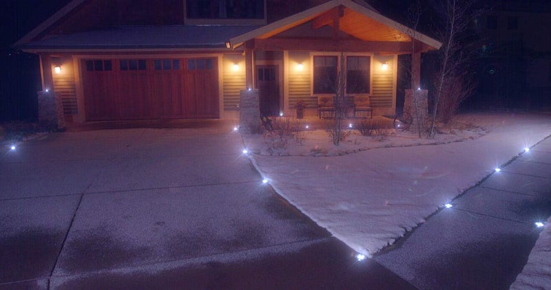 Bell Howell Bell+Howell Disk Lights Solar Weatherproof LED Outdoor, As Seen on TV 4 Pack - Image 2